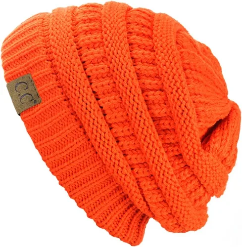 Miniatura 364 de C.C Trendy Warm Chunky Soft Stretch Cable Knit Beanie