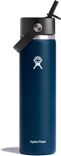 Miniatura 87 de Hydro Flask Botella de agua – Acero inoxidable aislado – Tapa flexible con popote de boca ancha, antiderrames, a prueba de fugas y recargable en 32