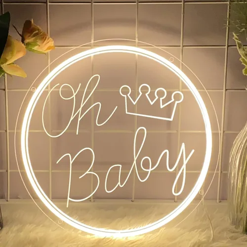Miniatura 9 de Letrero de neón con base de soporte, letrero de mesa de neón para boda, tienda, decoración de escritorio de negocios, recepción, señal LED regulable