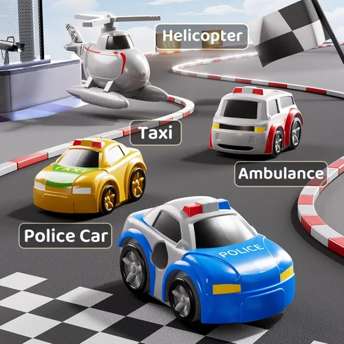Miniatura 7 de Pista de carreras de autos para niños a partir de 3 años, juguetes de autos para niños de 3 años, pista de carreras para niños de 3 años