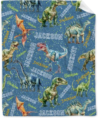Miniatura 54 de Manta de bebé de esqueletos de dinosaurios de neón retro de los años 80, regalos para niños y niñas, decoración de dinosaurios, felpa suave