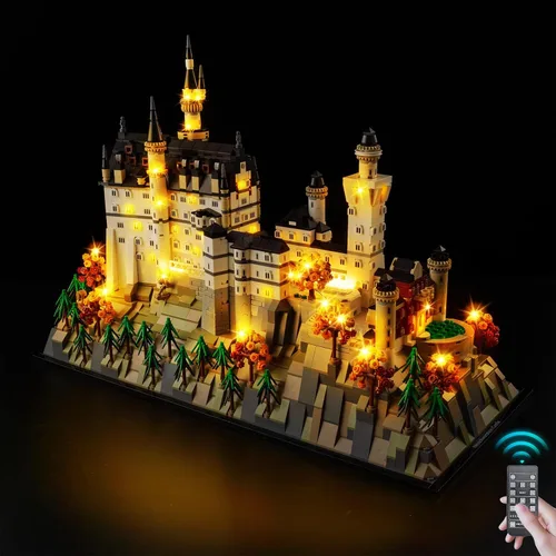 Miniatura 10 de Kyglaring Kit de luces compatible con Lego 10358 (sin luz de modelo), accesorios de iluminación LED de control remoto compatibles