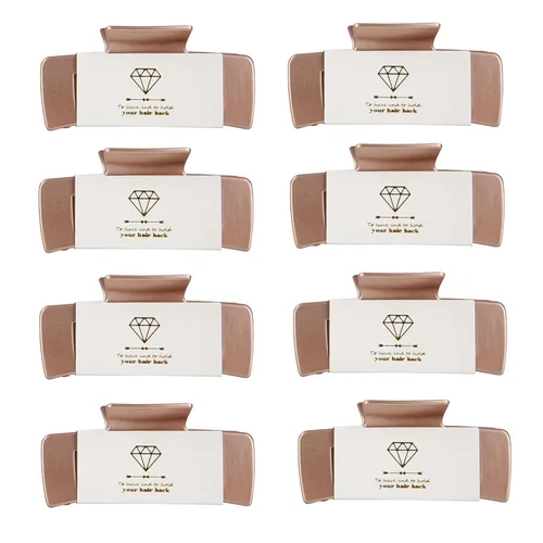 Miniatura 14 de 8 piezas de regalos de propuesta para dama de honor, juego de 8 pinzas de cabello de 10.4 cm cuadrados para despedida de soltera, ideas de regalo