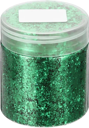 Miniatura 9 de UXCELL Escamas de lámina dorada para resina, 0.11 onzas de hoja metálica, oro de imitación para arte de uñas, arte de resina, manualidades, pintura