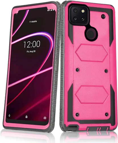 Miniatura 14 de Asuwish Funda de teléfono para T-Mobile Revvl 5G, híbrida, resistente, a prueba de golpes, a prueba de caídas, cuerpo completo, resistente