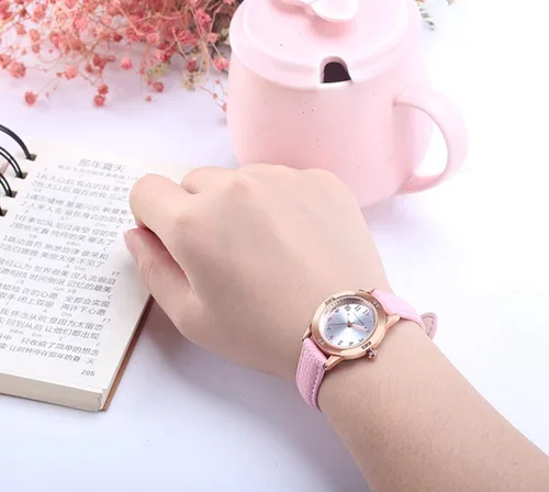 Miniatura 3 de Girls Watches Ladies Watch for Gift Students Watches for Girls Ages 11-15 Simple Japanese Movement Casual Leather Band Watches for Ladies Fashion