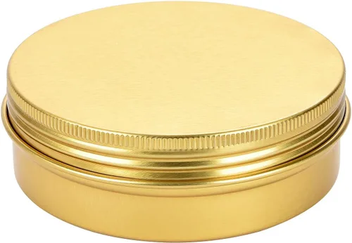 Miniatura 3 de TMO - Latas de 4 onzas con tapa de rosca, latas redondas de acero de aluminio, latas de viaje, latas de almacenamiento, latas de alimentos, latas