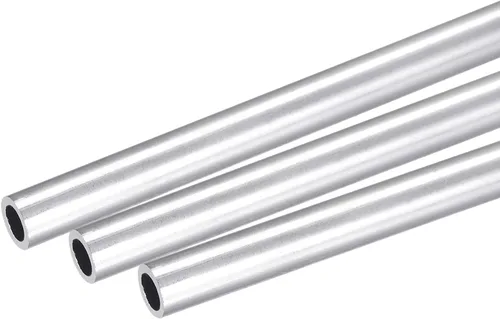 Miniatura 40 de uxcell 6063 Tubo redondo de aluminio 0.315 in OD 0.157 in Diámetro interior 9.843 in Longitud Tubería 3 PC