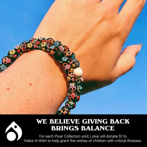 Miniatura 5 de Lokai Disney & Pixar Collection Bracelets - Silicone Beaded Bracelets for Women & Men, Jewelry Fashion Bracelets Slide-On for Comfortable Fit