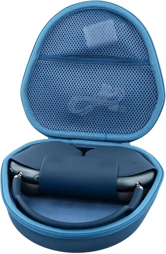 Miniatura 12 de khanka Estuche rígido de transporte para auriculares inalámbricos sobre la oreja de Apple AirPods Max 2/Apple AirPods Max, funda negra