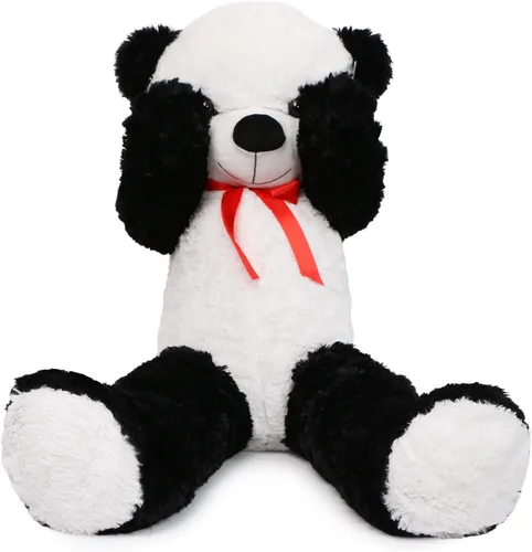 Miniatura 3 de Joyfay Oso de panda gigante de 39 pulgadas, peluche grande de 3 pies de alto, adorable y lindo panda de peluche de 39.4 in