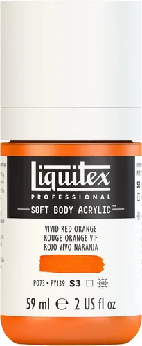 Miniatura 83 de Liquitex Professional Soft Body - Pintura acrílica, botella de 2 onzas (59 ml), blanco titanio Titanio Blanco