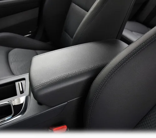 Miniatura 21 de Accesorios interiores personalizados para E-PACE EPACE 2018 2019 2020 2021 2022 2023 piel sintética para consola central reposabrazos cubierta