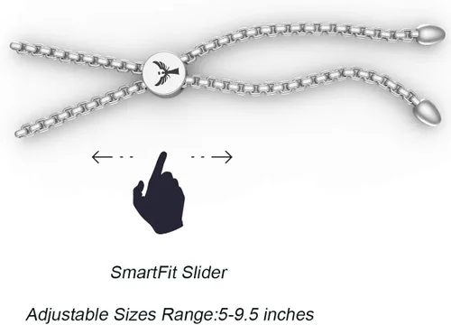 Miniatura 3 de WelMag Pulseras de identificación de alerta médica ajustables para mujer con grabado gratuito