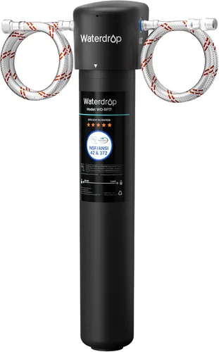 Waterdrop 17UA 3 años Filtro de agua para debajo del fregadero, Sistema de filtración de agua para debajo del fregadero, Reduce PFAS, PFOA/PFOS,