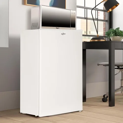 Miniatura 3 de Koolatron - Refrigerador compacto de 3.1 pies cúbicos + combo de microondas de 700 W: incluye nevera/congelador de respaldo plano blanco +