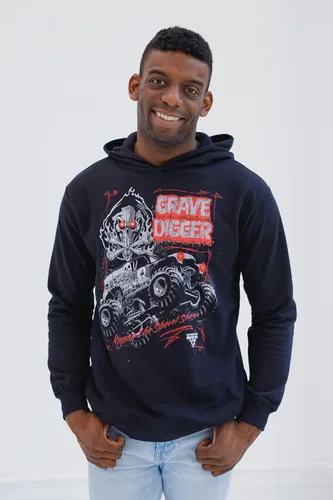 Miniatura 2 de Monster Jam Grave Digger Maximum Destruction - Sudadera con capucha para adultos