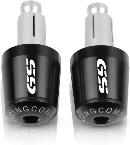 Miniatura 6 de 7/8" 22mm Motorcycle Handlebar Grips End Handle Bar Cap End Plug for BMW R1200GS R1250GS R1200 R1250 R 1200 1250 GS Adventure (Color : Black- Orange)