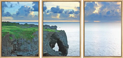 Miniatura 132 de wall26 Lienzo enmarcado para pared, juego de arte debajo de los tallos de bambú verde, naturaleza, desierto, fotografía, realismo, contemporáneo