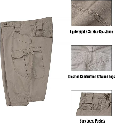 Miniatura 7 de AUTIWITUA Pantalones cortos cargo para hombre