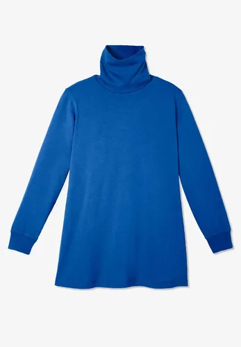 Miniatura 3 de Camisa algodón, cuello de tortuga, talla grande, Perfecta, para mujer.