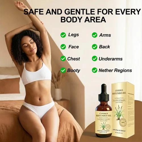 Miniatura 6 de Aceite Cyperus Rotundus para depilación, aceite natural Cyperus Rotundus para reducir el crecimiento no deseado del cabello, calmante e hidratante