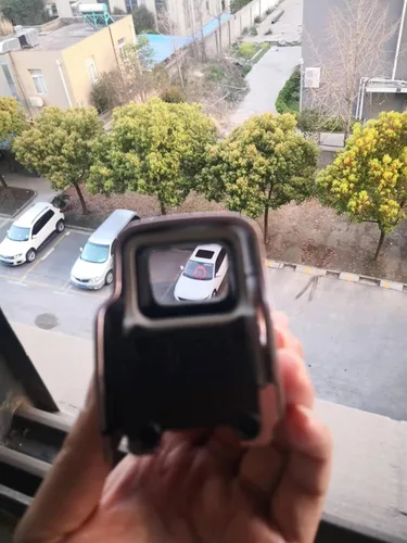 Miniatura 3 de 558 Green Red Dot Reflex Sight + G33 3X Lupa Combo, mira híbrida holográfica óptica con lupa G33, multiplicador de liberación rápida Canela