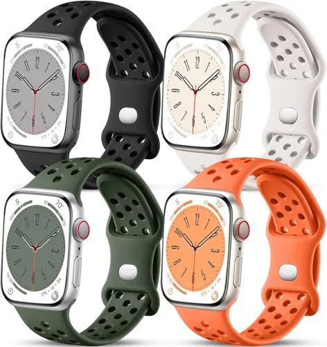 Miniatura 9 de Getino Compatible con Apple Watch Band de 1.575 in 1.496 in 1.614 in 1.732 in 1.772 in 1.811 in 1.929 in 1.654 in para mujeres y hombres, iWatch SE