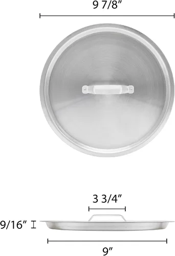 Miniatura 2 de Thunder Group Tapa para olla, 8 cuartos, color plateado