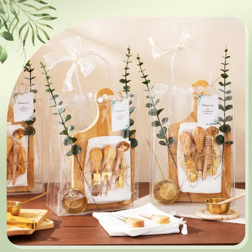 Miniatura 2 de Premios de baby shower para ganadores del juego, tablero de queso, juego de utensilios de cocina de acero inoxidable, toalla de agradecimiento
