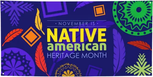 Miniatura 17 de Telones de fondo del mes de la herencia de los nativos americanos para fiestas de vacaciones, fondo de fotografía para interiores y exteriores