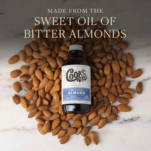 Miniatura 4 de Cook's, Extracto de almendra pura para hornear, cocinar y mezclología, extracto aromatizante de almendra libre de alérgenos, 4 onzas