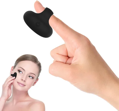 Mini-Ring - Bola de masaje facial y ocular personal recargable por USB, portátil, masajeador de bolsillo de viaje, aprieta los músculos faciales