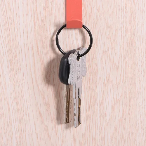 Miniatura 5 de uxcell Llaveros divididos de 0.591 in, conector de salto abierto para bolsa de mano con cremallera, hierro de pintura electroforética, paquete de 30