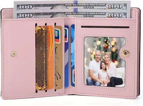Miniatura 4 de UTO Wallet for Girls Cute Leather Vegan Small Women Tassel Pendant Card Holder Kawaii Coin Purse 1095