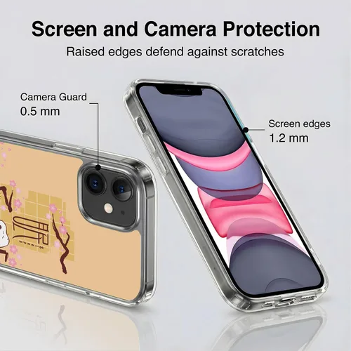 Miniatura 238 de Carcasa de gel para iPhone 7 Plus/iPhone 8 Plus, diseño de Snoopy Oriental de Peanuts, Badges
