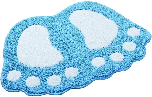 Miniatura 19 de MIFXIN Alfombra de baño con pies grandes, antideslizante, suave, absorbente, alfombra de área (rosa, 16 x 24 pulgadas)