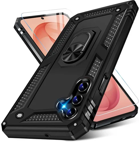 Miniatura 15 de Vaki Funda para Samsung Galaxy S22 5G con protector de pantalla integrado de grado militar, cubierta dura y resistente, funda resistente para Galaxy