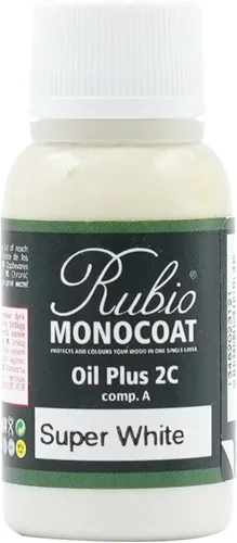 Miniatura 35 de Rubio Monocoat Muestra de Acabado de Aceite para Madera - Puro Aceite Plus Parte A Aceite de Linaza de Secado Rápido y Ecológico para Uso Pure