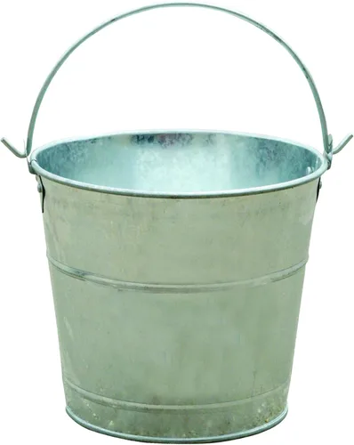 Little Giant® Cubo de lácteos galvanizado | Cubo de metal con asa | Cubo de jardinería y agricultura | 3 pintas