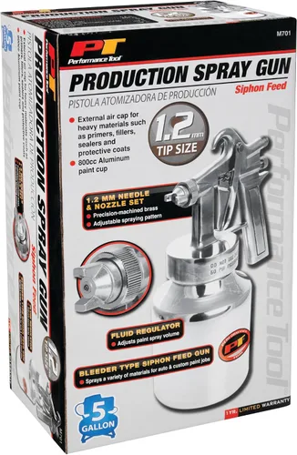 Miniatura 2 de Pistola pulverizadora de uso general Performance Tool M701 de 1,2 mm