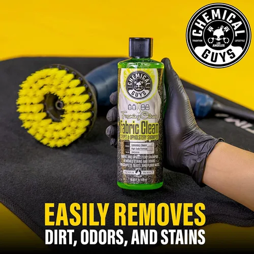 Miniatura 3 de Chemical Guys CWS2031602 Fabric Clean - Champú de espuma cítrica para alfombras y tapicería + eliminador de olores (autos, asientos y tapetes)