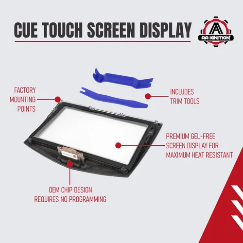 Miniatura 3 de Pantalla táctil CUE de repuesto - Compatible con vehículos Cadillac - ATS, CTS, ELR, Escalade, ESV, SRX, XTS - Pantalla de información premium sin