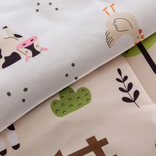 Miniatura 6 de Juego de edredón para niños, ropa de cama con cremallera individual para niños y niñas, ropa de cama con cremallera y sábanas para todas