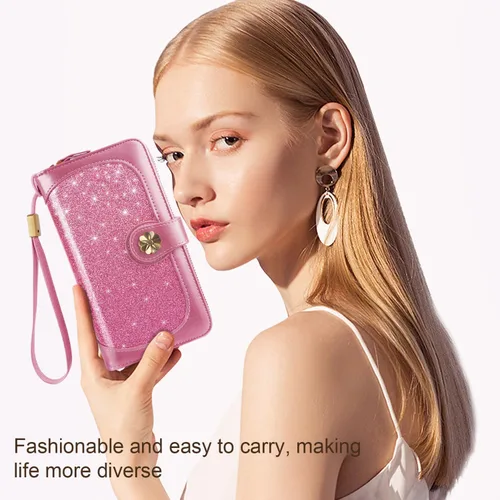 Miniatura 7 de Coco Rossi Billeteras para mujer con múltiples tarjetero, cartera de embrague, tarjetero, organizador de tarjetas para mujer con correa