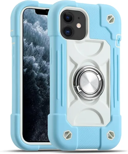 Miniatura 42 de MARKILL Funda compatible con iPhone Air de 6.5 pulgadas 2025 con soporte de anillo giratorio de 360 grados, protección contra caídas de grado