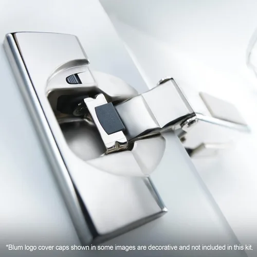 Miniatura 3 de Blum Blumotion Bisagras para cerrado automático suave, con gancho superior, de 110 grados, con marco y placas de soporte., 71B3550