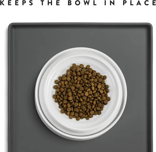 Miniatura 5 de CatGuru Tapete de Comida para Gatos, Tapetes de Alimentación Pequeños y Grandes, Mantel Individual de Silicona 100% Impermeable para Mascotas
