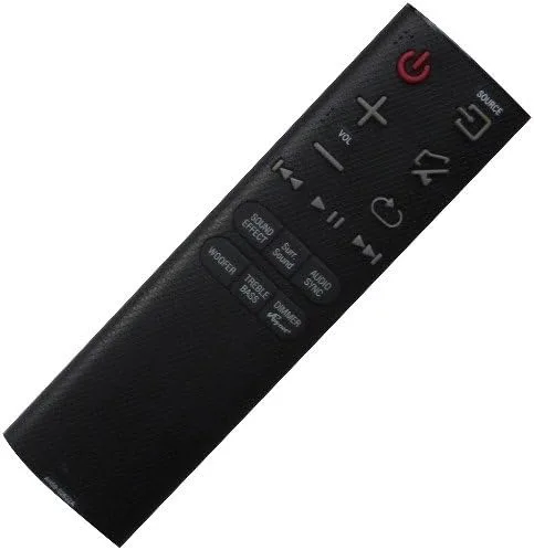 Mando a distancia de repuesto para barra de sonido Samsung HW-J355/ZA HW-J551/ZA HW-J55/ZA HW-J450/ZA HW-JM6000/ZA Barra de sonido Sistema de cine
