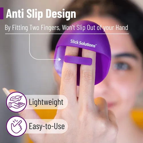 Miniatura 8 de Slick- Cepillo de limpieza facial de silicona, paquete de 4, exfoliante facial de silicona, exfoliante facial, limpiador facial para cepillo